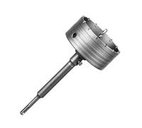 SALI Scie Cloche Beton Couronne de Forage 125mm SDS Plus M22 Filetage Couronne Carotteuse Foret Tige 220mm Foret Pour Scie Murale Set de Scies Cloche pour Maçonnerie Pierres Naturelles Grès Marbre
