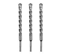 SALI SDS Plus Set de forets 20x260mm 3 pièces - Jeu de forets pour marteau perforateur avec pointes en carbure & Perçage précis et rapide dans le béton - Accessoires pour burineur - Foret à pierre