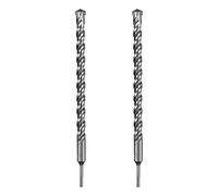 SALI SDS Plus Set de forets 28x460mm 2 pcs. Set de forets à marteau Foret à béton avec 4 pointes en métal dur Perçage précis & ; rapide dans le béton Accessoires marteau perforateur Foret