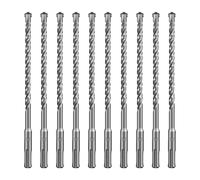 SALI SDS Plus Set de forets 8x210mm 10 pces Set de forets à marteau Foret à béton avec 4 pointes en métal dur Perçage précis & ; rapide dans le béton Accessoires Marteau perforateur Foret