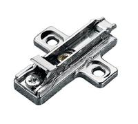 embase cruciforme à visser 37x32mm zamak argentée 3mm - - bar3r39