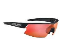 Salice - Noir/Rouge Miroir Lunettes de Soleil - unisex - Accessoires - Noir - Taille: ONE Size