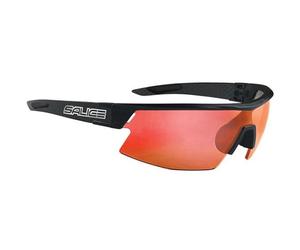 Salice - Noir/Rouge Miroir Lunettes de Soleil - unisex - Accessoires - Noir - Taille: ONE Size
