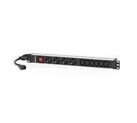 Salicru PDU SPS 4F+6F SCH C13/C14 - 10 sorties (6×C13, 4×Type C) - 100/250 V - 1U 19"