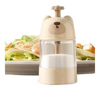 Salière avec couvercle - Distributeur d'épices portion 0,2 g | Conteneur de condiments pour cuisine,Bouteille de sucre poivre pour cuisine grillé pique-nique voyage