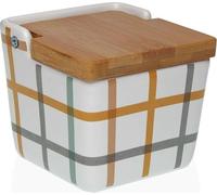 Salière avec couvercle Versa Peter en céramique 8,8 x 8,5 x 8,8 cm