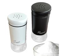 Salière de cuisine, récipient à condiments - Distributeur de sel rechargeable | Pour cuisiniers à domicile, table à manger, comptoir de cuisine, terrasse, pique-nique, camping-car, bureau, zone