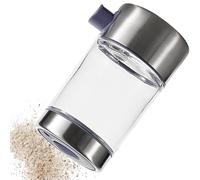 Salière de cuisine, salière avec couvercle, distributeur d'assaisonnement pour poivrière - Distributeur de poivre et salière en verre, récipient pour condiments, outils de cuisine, agitateur