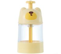 Salière en forme d'ours avec poignée ergonomique - Distribution précise à une main - Corps transparent - Large ouverture - Recharge facile - Dispersion uniforme - Faible teneur en sodium - PET PC