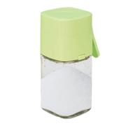 Salière en verre | Distributeur de sel quantitatif en verre | Salière - Barbecue rôti épices - Bouteille doseuse précise pour la maison Récipient à épices pour sel, poivre, sucre et sésame