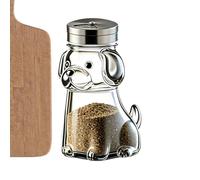 Salière et poivrière en forme d'animal mignon, pots distributeur de sel à grain fin, support de table de cuisine, restaurant, camping, cuisine, barbecue, pique-nique, assaisonnement, 7 x 10,5 cm