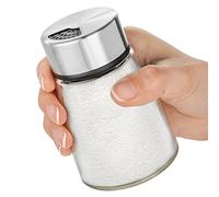 Salière ou poivrière avec trous de versement réglables - Distributeur d'épices en acier inoxydable - Parfait pour l'Himalaya rose, le sel de table, le poivre noir et blanc