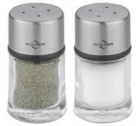 Salière Poivrière 10 ml (lot de 2) - Kuchenprofi - Argent - Verre Argent G