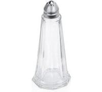 Salière/Poivrière en Verre/inox H 110 mm Diamètre 45 mm