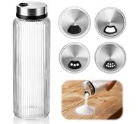 Salieres et Poivrieres 500ml, Saliere avec Trous de Versement Réglables