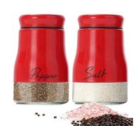 Salières Et Poivrières | Ensemble De Contenants À Épices | Salières De Comptoir | Pour Le Plan De Travail Cuisine, Domicile, Camping-Car, Ferme, Camping, Appartement, Dortoir Et Restaurant
