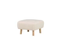 Pouf Déco en Bouclette "Salina" 60cm Naturel
