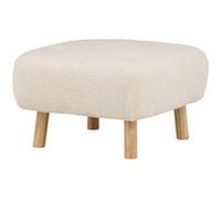 Pouf Déco en Bouclette "Salina" 60cm Naturel