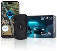 SALIND GPS - Salind 11 4G Tracker GPS pour Voitures, Motos, camions- Aimant intégré pour Un Placement Fixe et sécurisé- Longue durée de Vie de la Batterie- Tracker GPS avec Suivi en Temps réel