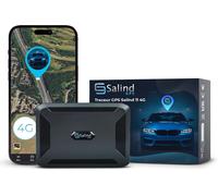 SALIND GPS - Salind 11 4G Tracker GPS pour Voitures, Motos, camions- Aimant intégré pour Un Placement Fixe et sécurisé- Longue durée de Vie de la Batterie- Tracker GPS avec Suivi en Temps réel
