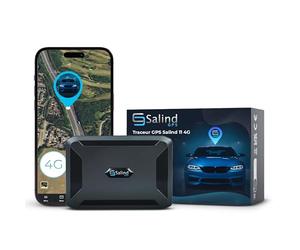 SALIND GPS - Salind 11 4G Tracker GPS pour Voitures, Motos, camions- Aimant intégré pour Un Placement Fixe et sécurisé- Longue durée de Vie de la Batterie- Tracker GPS avec Suivi en Temps réel