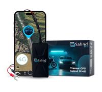 Salind Traceur GPS 4G, Connexion Directe Batterie, Câble 1,38m | Suivi en temps réel - Clôture virtuelle - Historique des trajets, alarme choc - Alarmes via app - Abonnement requis