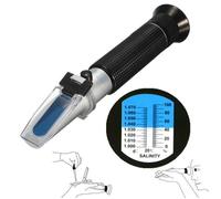 Salinité Réfractomètre Eau 0~10% Sel Mètre Mesureur Testeur Refractometer