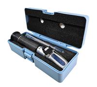 Salinity Réfractomètre de Mesure de salinité pour Aquariums d'eau de mer et d'eau Marine 0-100 PPT avec Compensation Automatique de la température
