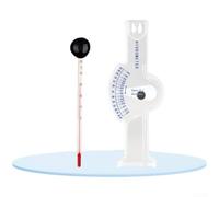 Salinomètre pour aquarium d'eau de mer, hydromètre avec double échelle pour mesurer la densité et la teneur en sel, jauge précise pour aquariums d'eau salée, poissons et industrie alimentaire