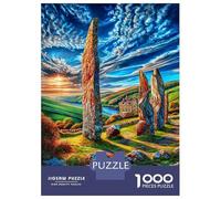 Salisbury Plain Puzzle 1000 Piece pour Adultes, Puzzle Difficile Jeu D'adresse pour Toute La Famille 70x50cm/1000pcs