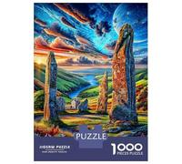 Salisbury Plain Puzzle 1000 Pièces pour Adultes Et Adolescents De 14 Ans Et Plus, Jeu De Défi Intellectuel 38x26cm/1000pcs