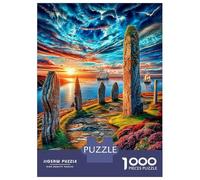 Salisbury Plain Puzzle 1000 Pièces pour Adultes Et Enfants, Difficile Puzzles, Activité Familiale Captivante,Jeu De Défi Intellectuel 70x50cm/1000pcs