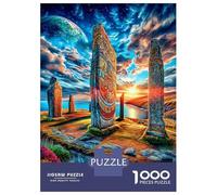 Salisbury Plain Puzzle 1000 Pièces pour Adults Et Enfants, Jeu De Défi Intellectuel Puzzles70x50cm/1000pcs