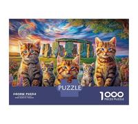 Salisbury Plain (Royaume-Uni) Puzzle 1000 Piece pour Adultes Et Adolescents Âgés De 14 Ans Et Plus, Jeu De Défi Intellectuel Puzzles 70x50cm/1000pcs