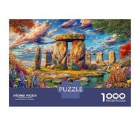 Salisbury Plain (Royaume-Uni) Puzzle 1000 Piece pour Adultes, Puzzle Difficile Jeu D'adresse pour Toute La Famille 70x50cm/1000pcs