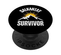 Salkantay Trekking Survivor Cuzco Cusco Machu Picchu Pérou PopSockets PopGrip Adhésif