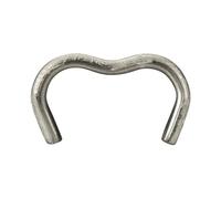 SALKI | Agrafes de Grillage Ω20 | Pack d'Agrafes en Acier Galvanisé Omega-20 | Diamètre 2mm | Parfait pour l'Agrafage de Clôtures | 1000 pièces