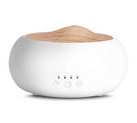 SALKING Diffuseur d'Huile Essentielle, 250ml Ultrasonique Diffuseur Huiles Essentielles Electrique, Humidificateur d'air avec Lumière Chaude Arrêt Automatique pour Chambre/Spa/Yoga/Massage, LED, Blanc