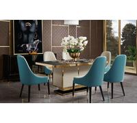 Salle à manger 1x Chaise Set Assise Chaises Véritable Coussin Fauteuil Designer Bois Nouveau