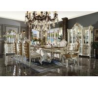Salle à manger classique 8x chaises Ensemble complet Baroque Rococo 10pcs