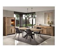 Salle à manger complète avec led contemporaine SANTORINI