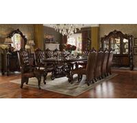 Salle à manger Ensemble complet table buffet 10x chaise set vitrine baroque 14 pcs.