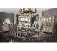 Salle à manger Ensemble complet table buffet 10x chaise set vitrine baroque 14pcs.