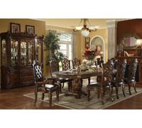 Salle à manger Ensemble complet table buffet 8x chaise set vitrine baroque 10 pcs.