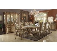 Salle à manger Ensemble complet table buffet 8x chaise set vitrine baroque 10 pcs.