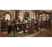 Salle à manger Set Garniture Vitrine Table 8x Chaise Commode Miroir Baroque Nouveau 12 pcs