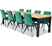Salle à manger Set Luxe Table 6x Chaises Table de salle à manger Fauteuils 7pcs.Groupe Nouveau