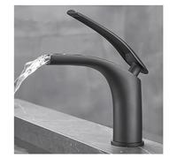Salle Bain Cascade Bassin en Laiton Massif Blanc Noir Eau Chaude à l'évier Froid pavé Conception, Robinet de Cuisine