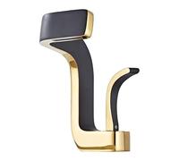 Salle Bain Luxury Waterfall Taps Washbasin Lait Laiton Tapisseurs Toilette Chauds froids - Chrome Noir en Or, Robinet de Cuisine