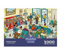 Salle d'attente du Dentiste Puzzle en Bois Imperméable DIY Puzzles De 1000 Pièces pour Adultes Amusant Jeux Éducatifs